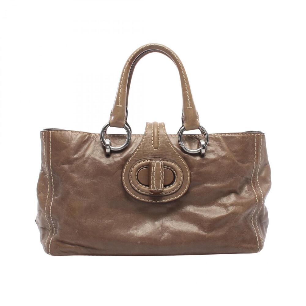 Prada PRADA handbag, leather, women's, khaki, BN2067